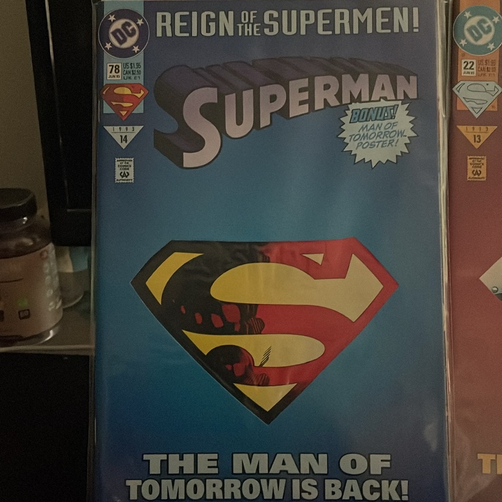 superman and Superman The Man of steel Comics - Picture 2 of 5